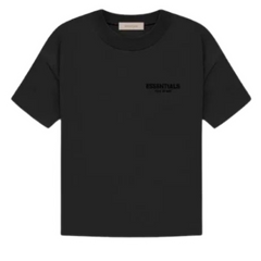 Essentials Fear of God Small Print T-Shirt Black